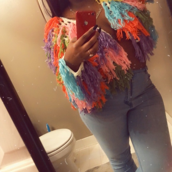 Rainbow string jacket - Picture 4 of 4